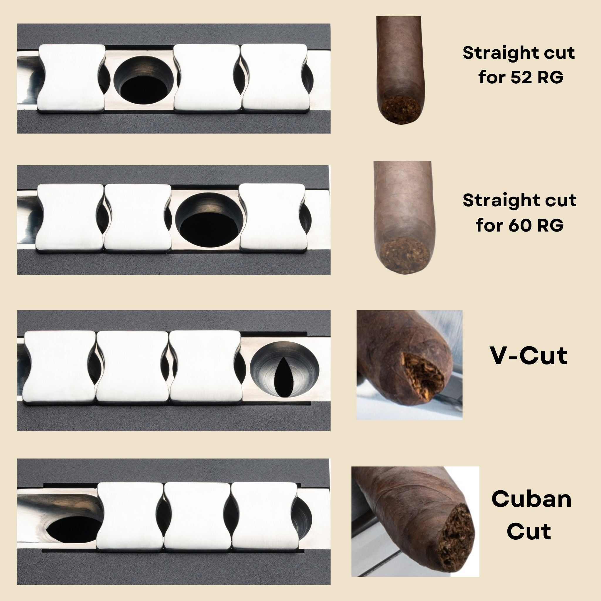 Classic Tabletop Quad Cigar Cutter - Black-Cigar Cutters & Punches-Cigar Essentials-Cigar Oasis