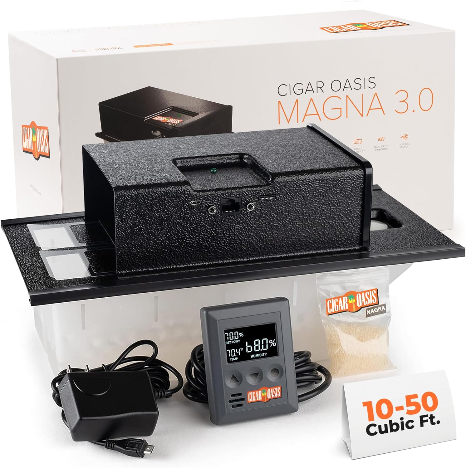 Cigar Oasis Cigar Oasis Magna 3 0 Electronic Humidifier HA4 4000 Humidor Accessories by Cigar