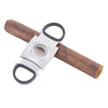 Classic Rubberized Metal Straight Cutter-Cigar Cutters &amp; Punches-Cigar Essentials-Cigar Oasis