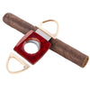 The Hex Rosewood Gold Double Blade Cutter-Cigar Cutters &amp; Punches-Cigar Essentials-Cigar Oasis