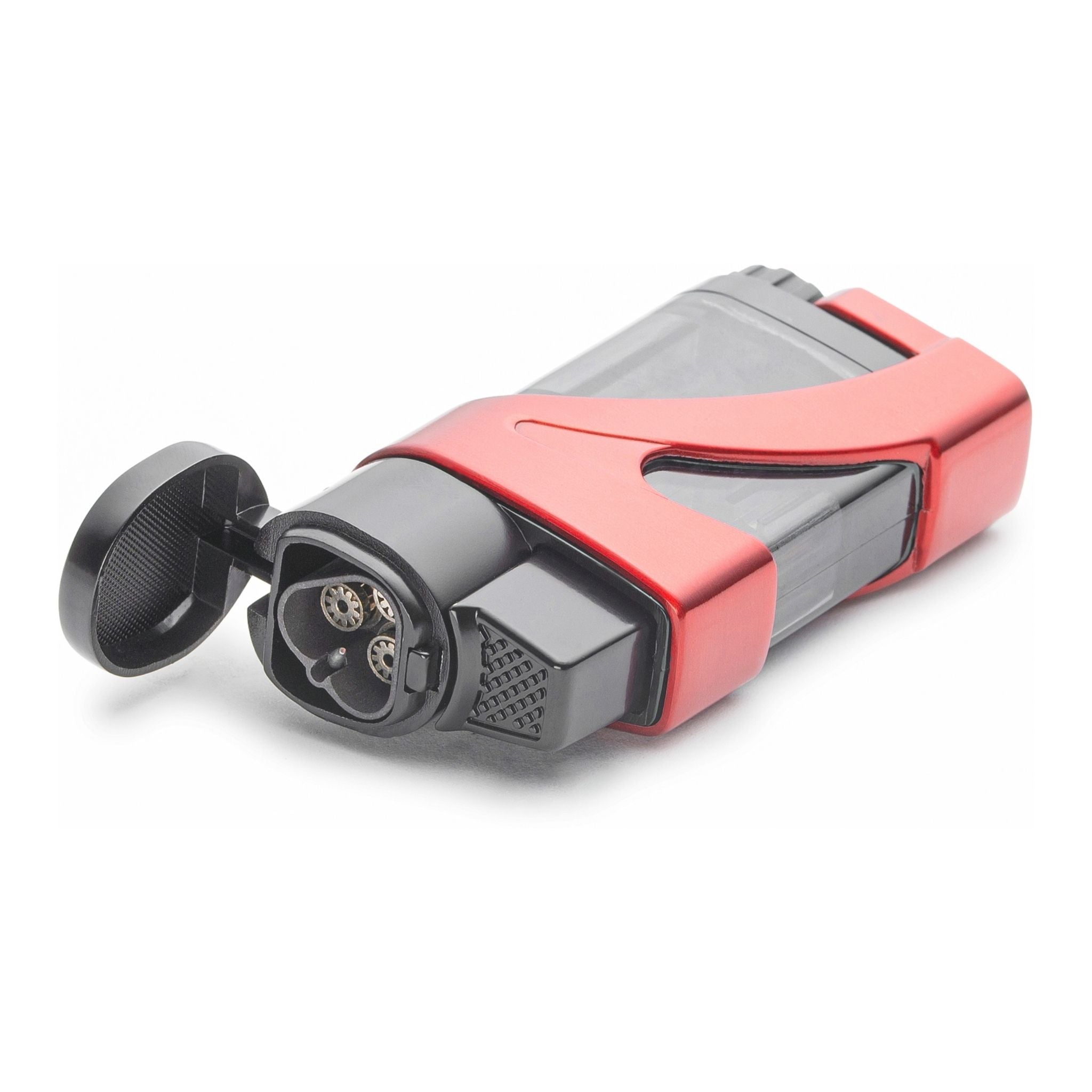 Slinger Red Triple Flame Pocket Torch Lighter-Cigar Cutters & Punches-Jetline-Cigar Oasis